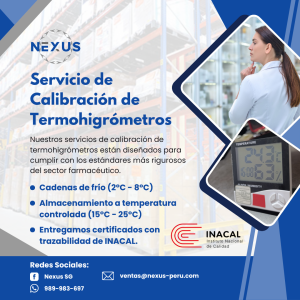 Servicio de Calibración de Termohigrómetros